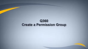 Create a Permission Group