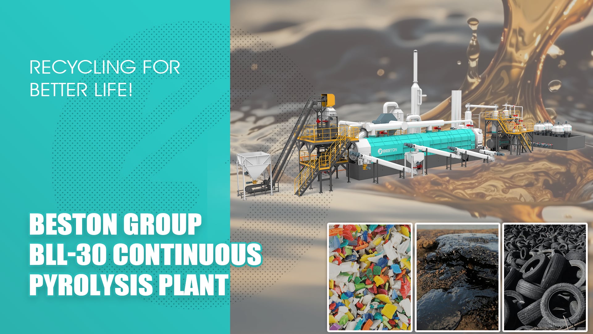 3 Technical Breakthrough! BLL-30 Continuous Pyrolysis Plant Completes ...