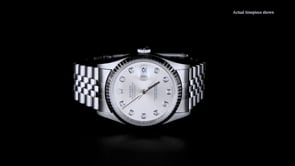 Pre-Owned Rolex Datejust Mens 36mm Automatic Stainless Steel and 18kt White Gold Watch