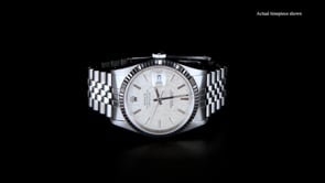 Pre-Owned Rolex Datejust Mens 36mm Automatic Stainless Steel and 18kt White Gold Watch