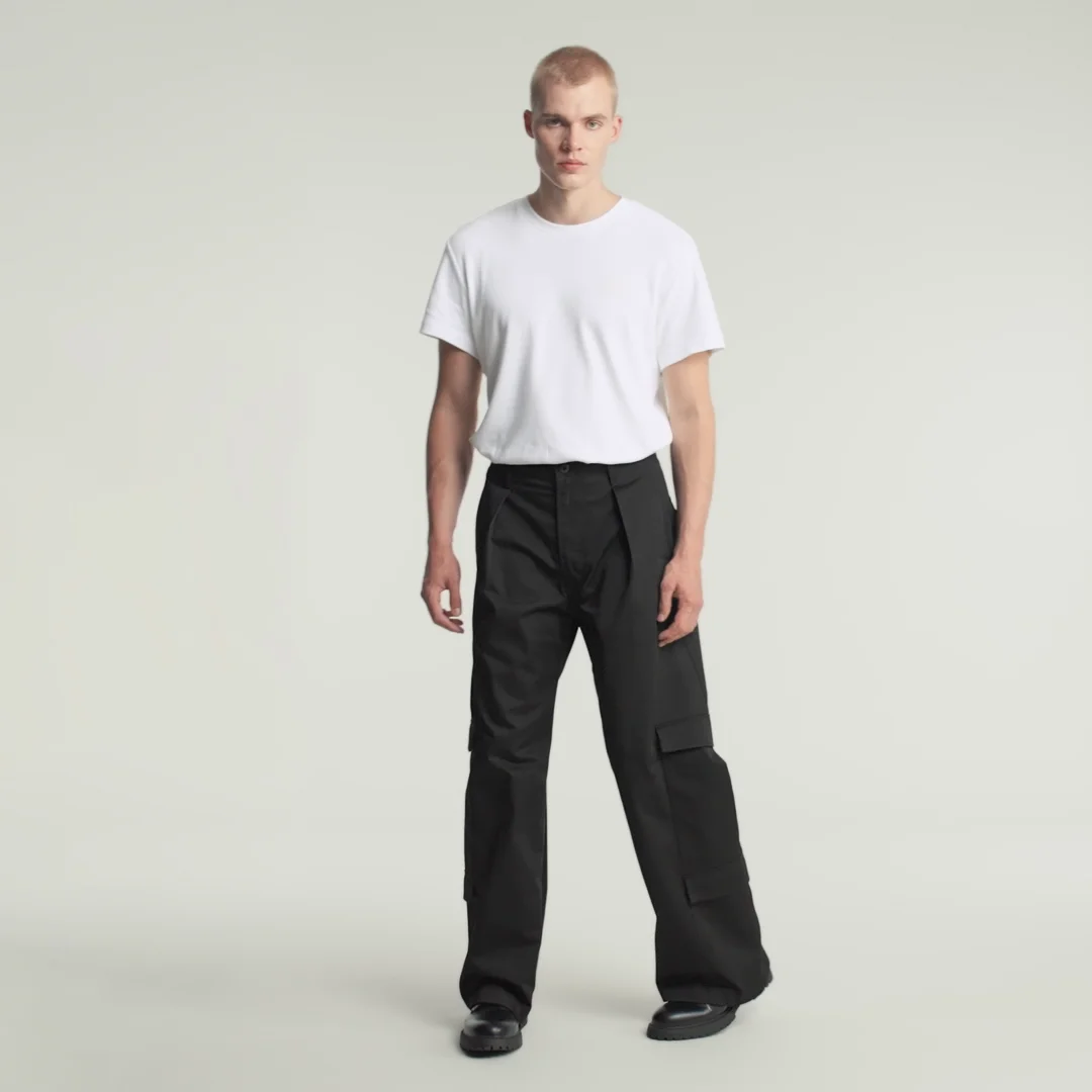 R-5N 3D Pleated Cargo | Black | G-STAR® US