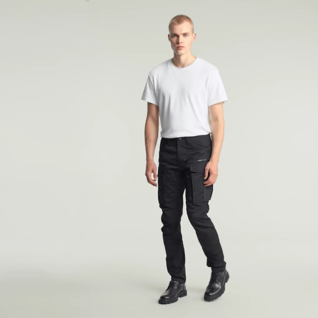 Rovic Zip 3D Regular Tapered Pants | ブラック | G-STAR® JP