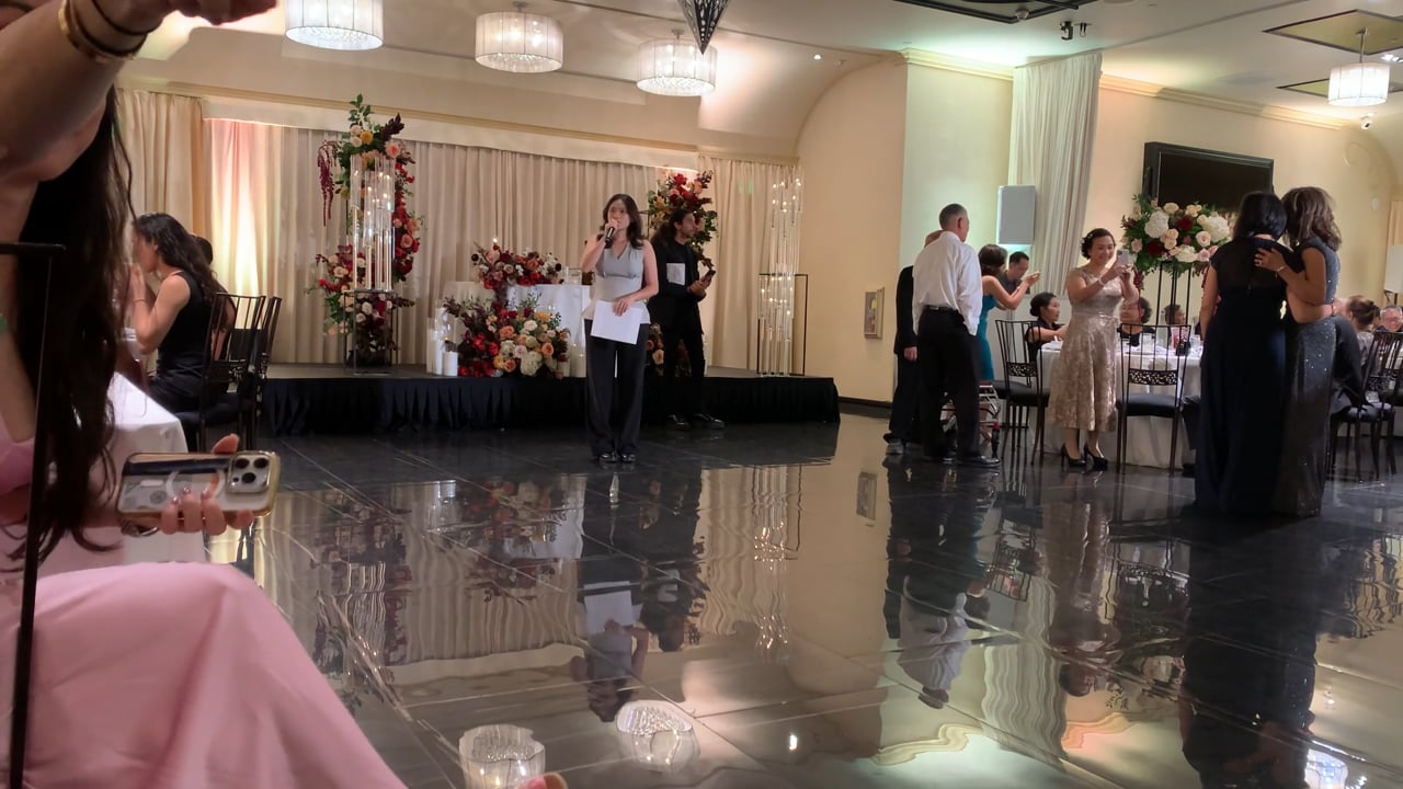Erin Vo hosting a Vietnamese wedding