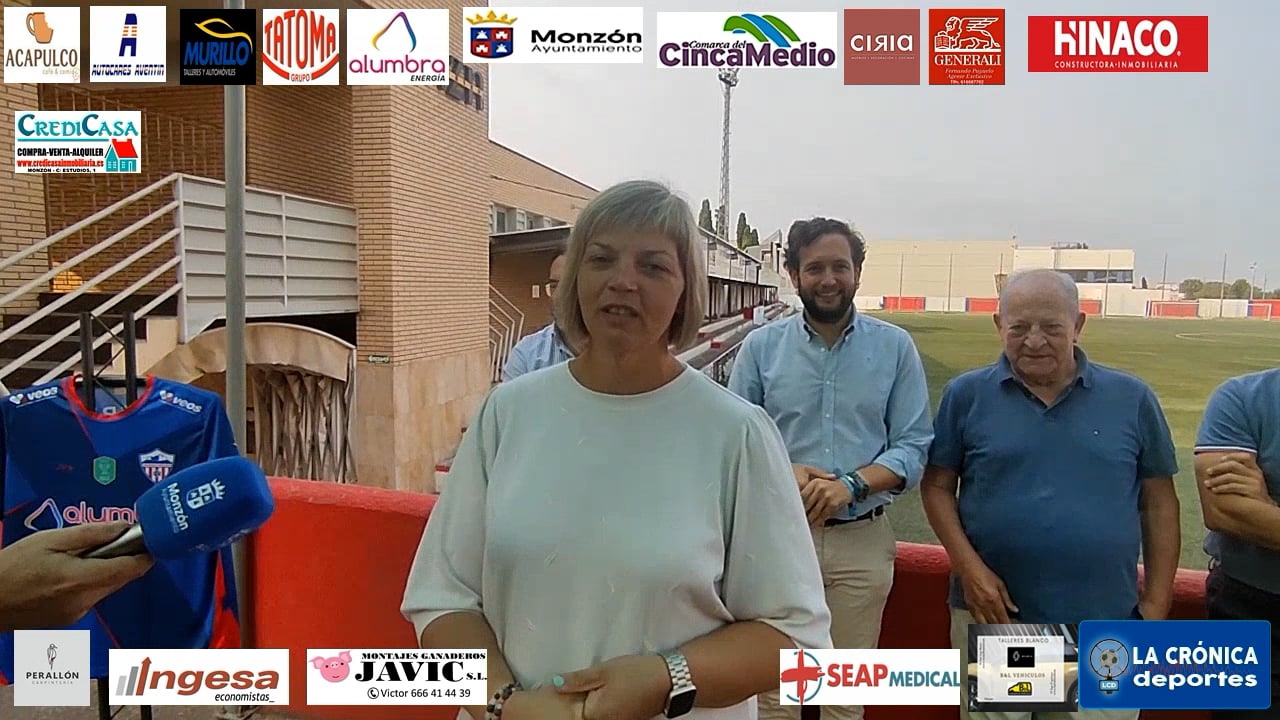 PRESENTADO  EN  MONZÓN  EL PARTIDO DE FÚTBOL DE LAS EMPRESAS;LO ORGANIZAN  EL AT.MONZÓN ALUMBRA JUNTO A LA ASOCIACIÓN DE  EMPRESARIOS CON  EL  APOYO DEL AYUNTAMIENTO DE MONZÓN