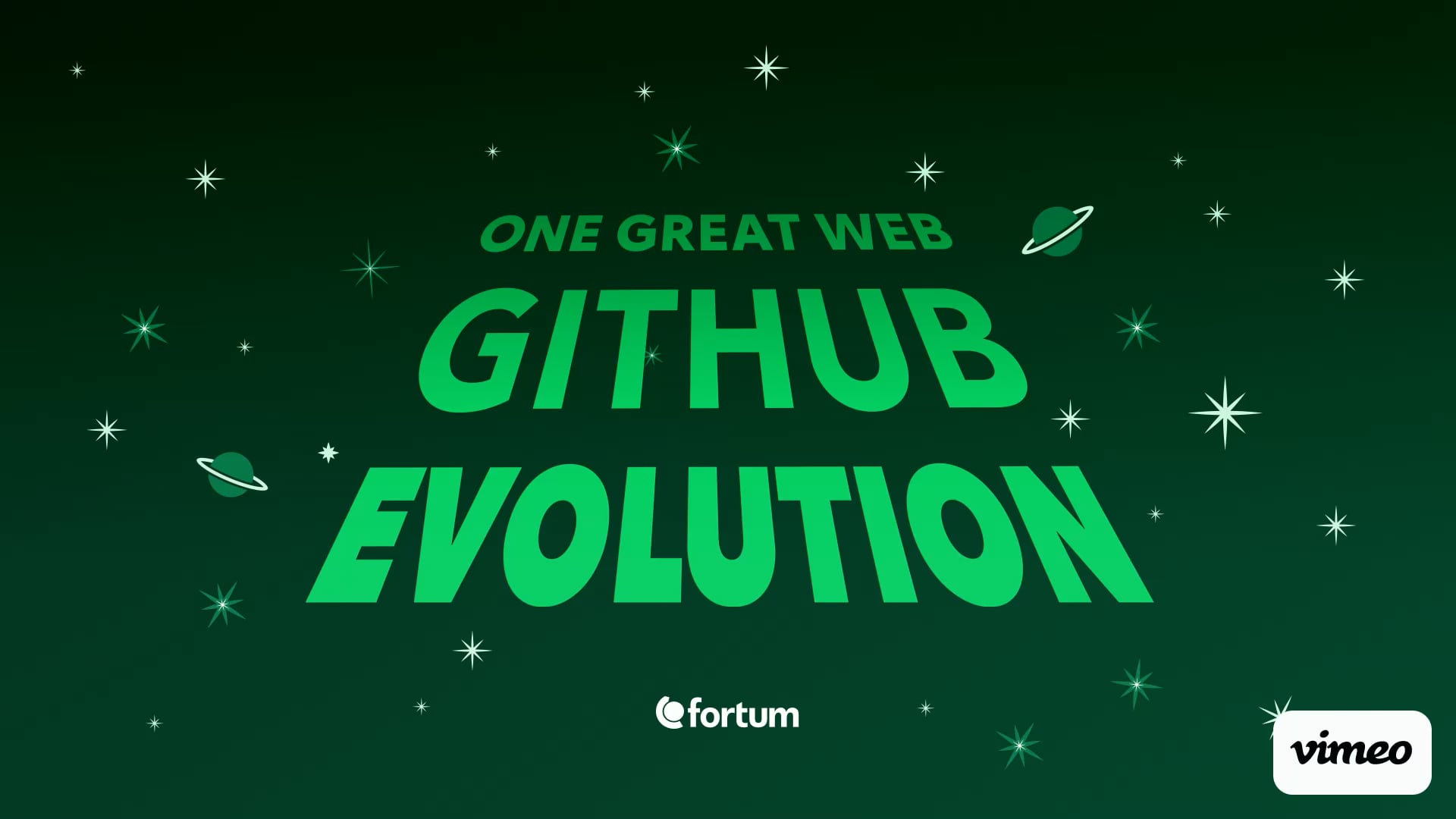 One Great Web Github Evolution