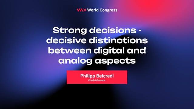 Strong decisions - decisive distinctions between digital and analog aspects