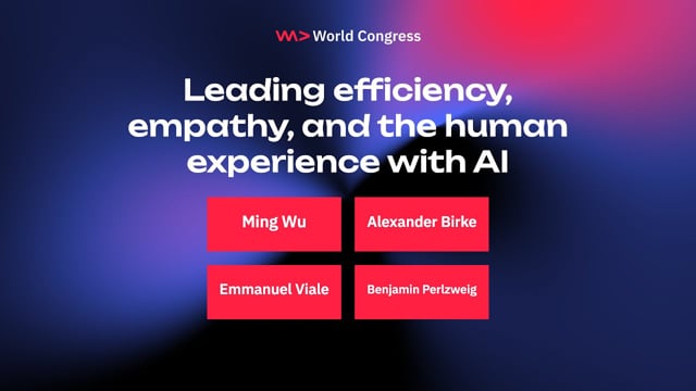 Leading efficiency, empathy, and the human experience with AI