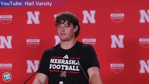 Australian Nebraska Player Cries During Press Conference