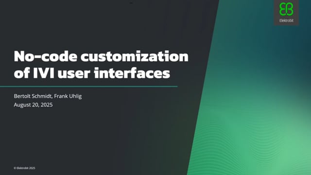 No-code customization of IVI user interfaces
