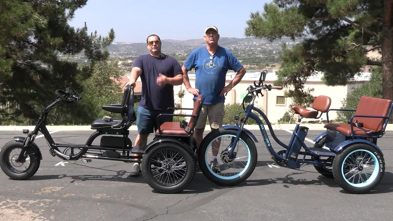 sixthreezero EVRYjourney Recumbent EBike Rickshaw 750w
