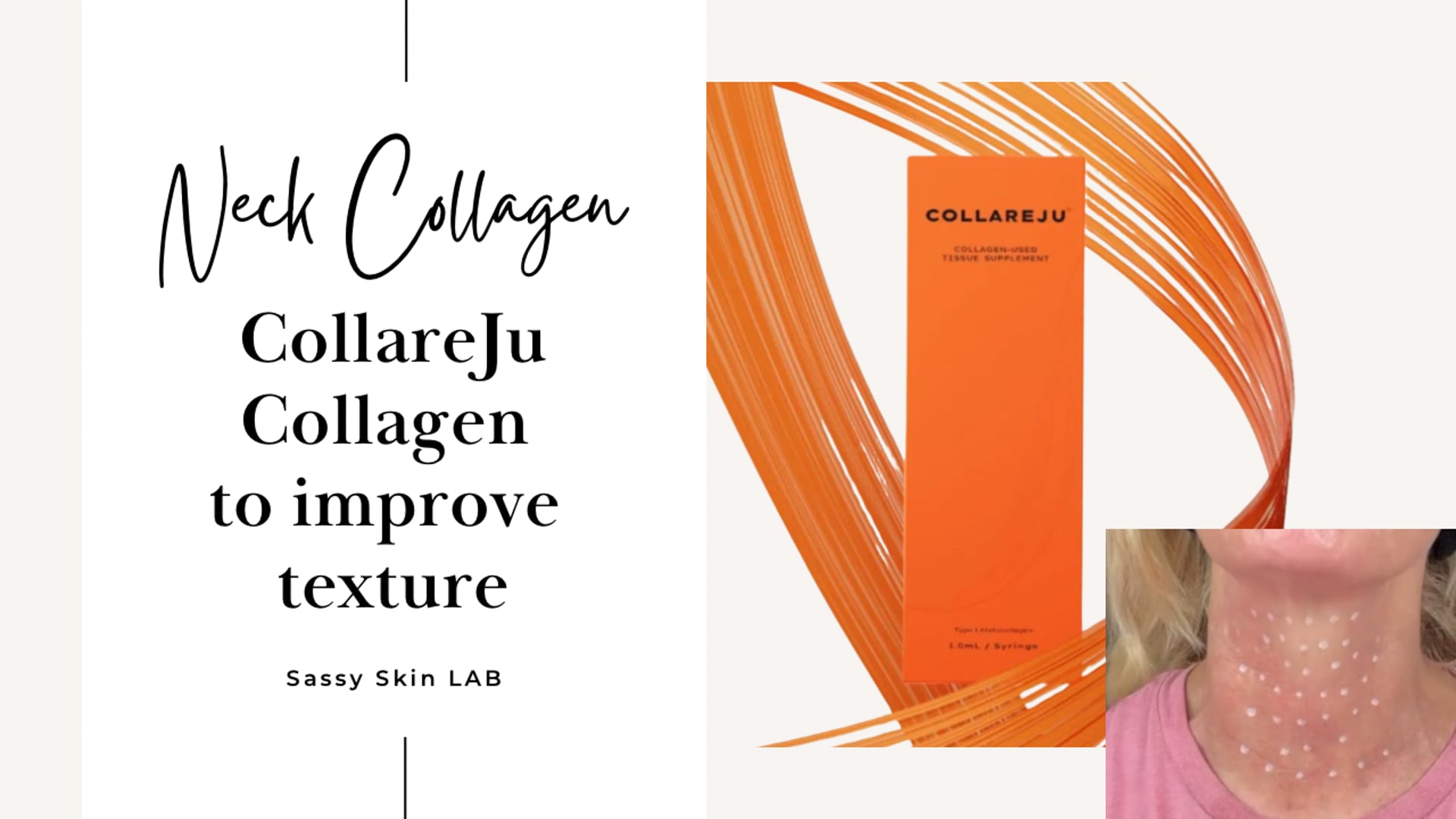 CollareJu Collagen - Let’s create collagen scaffolding in my neck!