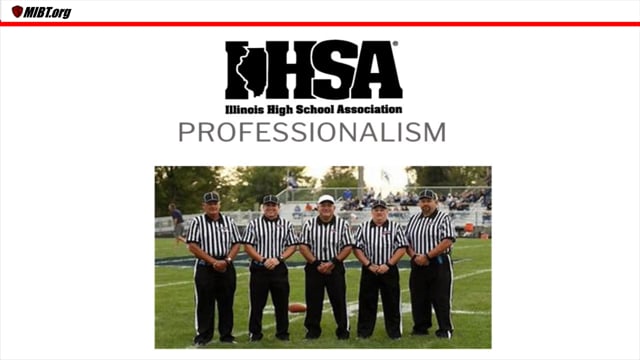 IHSA Flag Football Clinic Professionalism