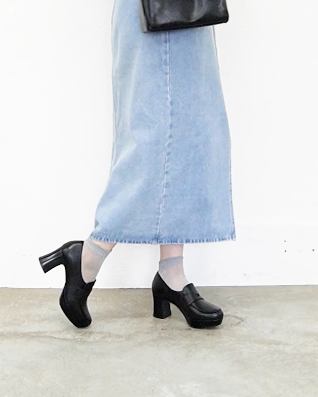 厚底ローファーパンプス （AS_1310283） | あしながおじさん