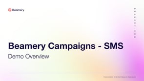 Beamery Campaigns: SMS