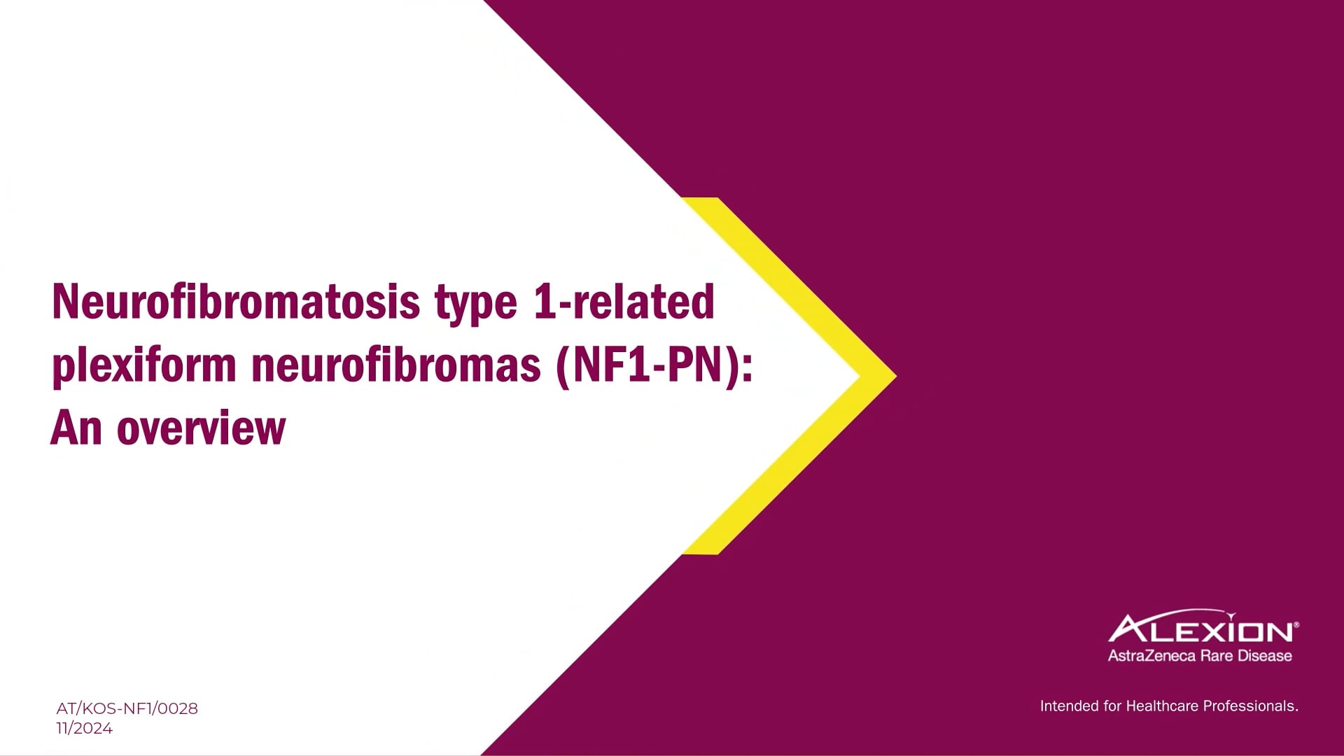 NF1 PN and unmet need video