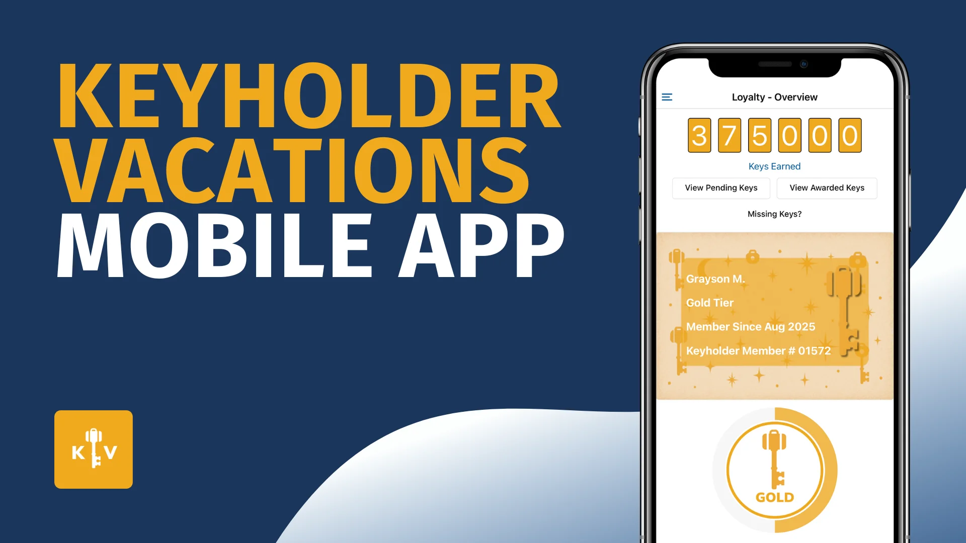 Keyholder Vacations Loyalty Mobile App