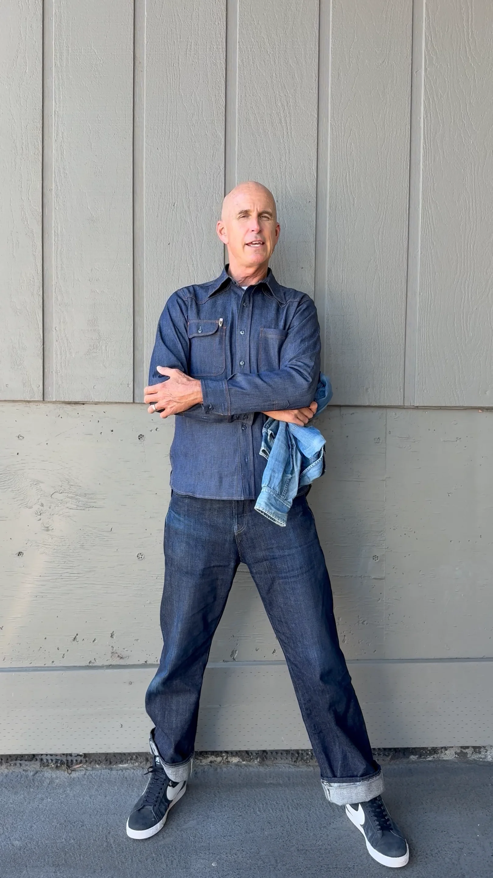 Topper 7.5oz Selvedge Denim Shirt | Tellason