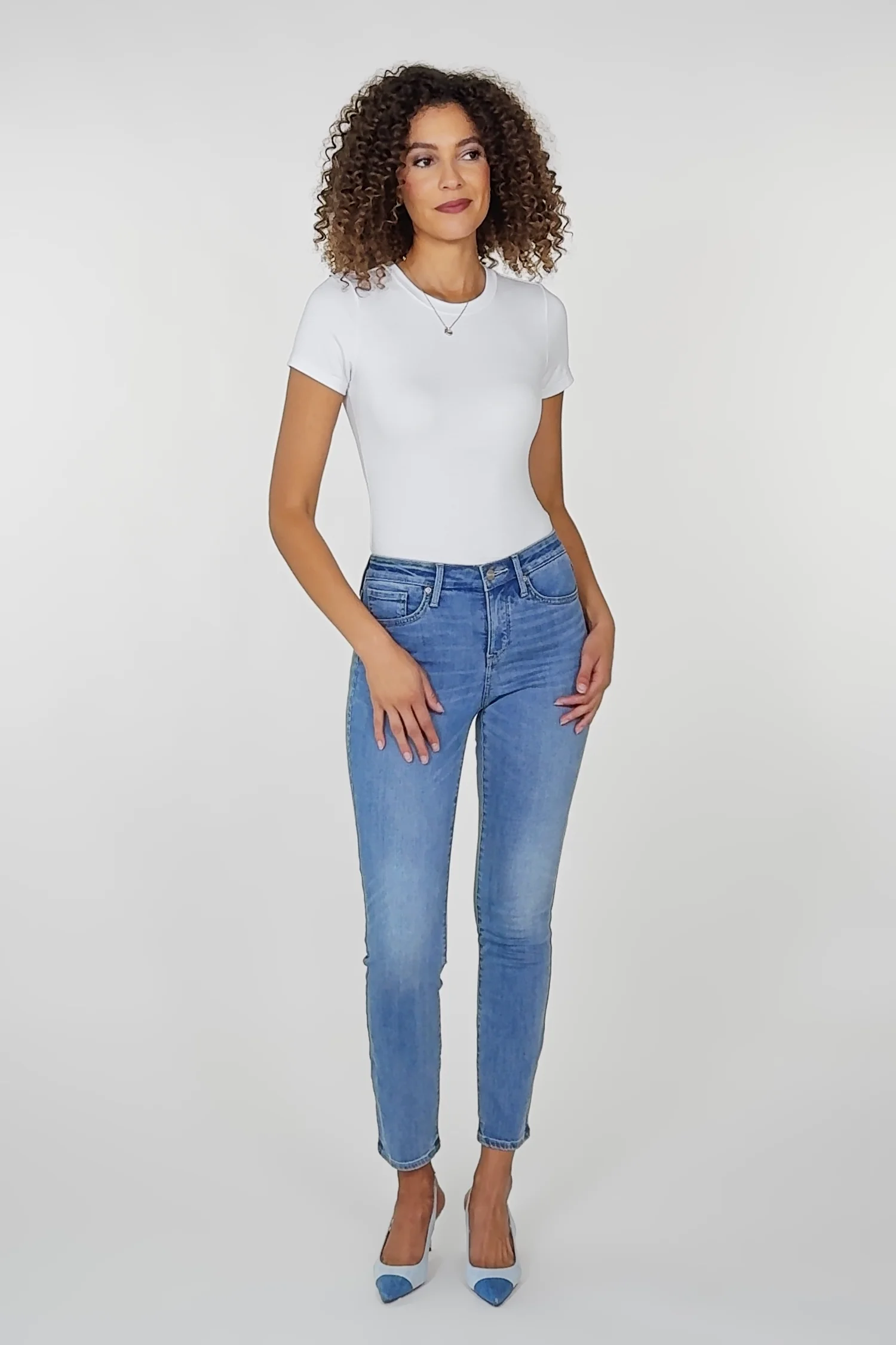 Sheri Slim Jeans In Sure Stretch® Denim - Bastille Sea Blue | NYDJ