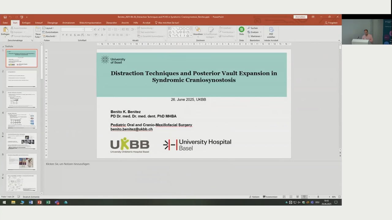 Distraction Techniques and Posterior Vault Expansion in Syndromic Craniosynostosis