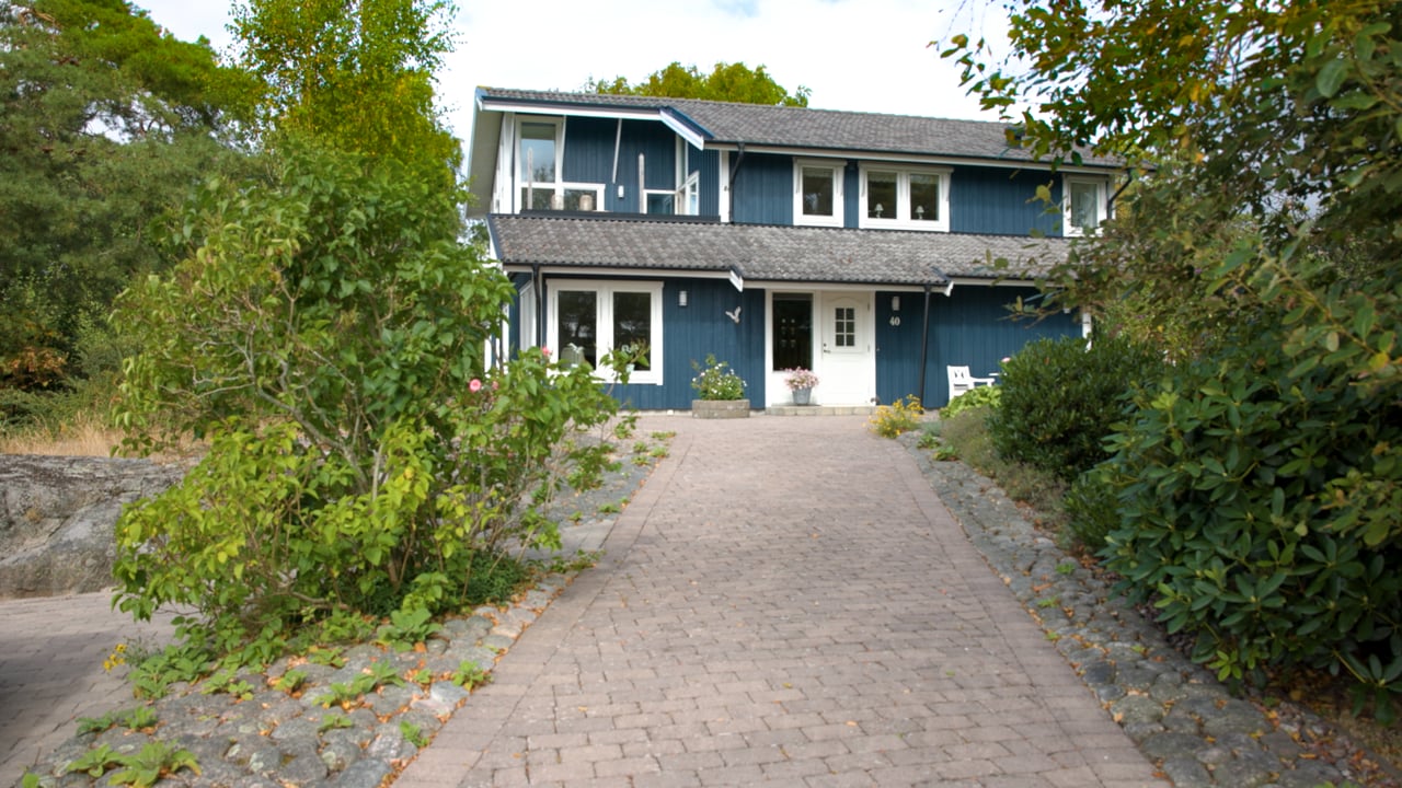 7 rum Villa på Trättefjällsvägen 40 Vallda Kungsbacka kommun - video