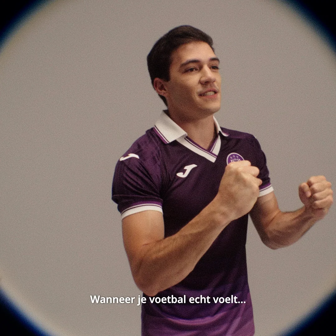Shirt short sleeve home kit Rsc Anderlecht 25/26 | JOMA®