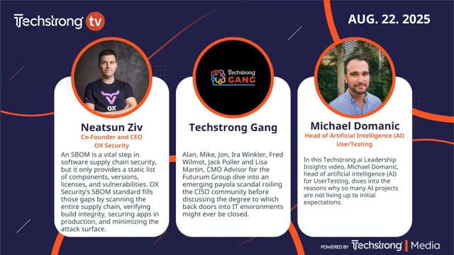 Techstrong TV August 22, 2025