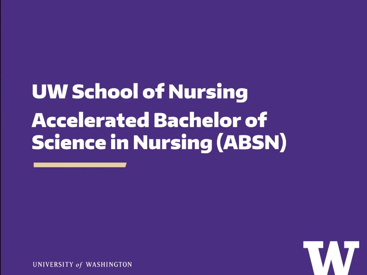 Accelerated Bachelor of Science in Nursing (ABSN) Information Session ...
