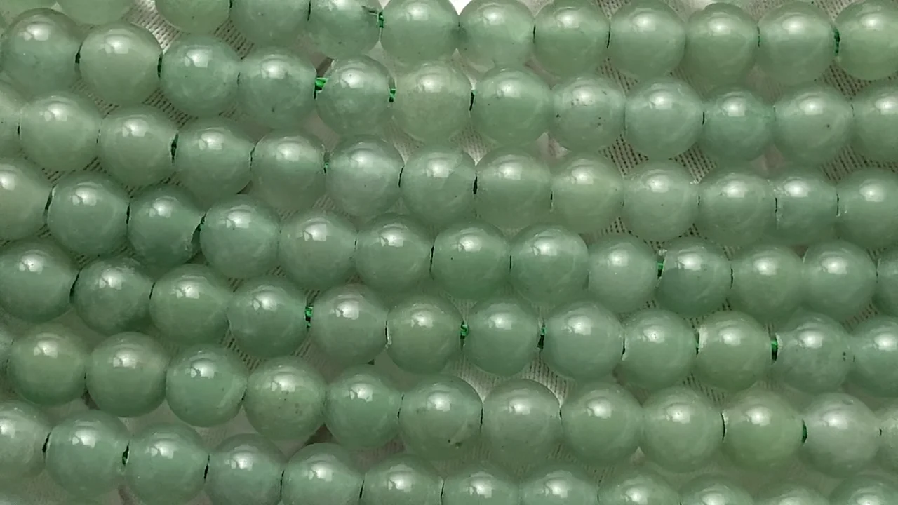 グリーンアベンチュリン（グリーンクォーツァイト） ラウンド6mm 【2mm