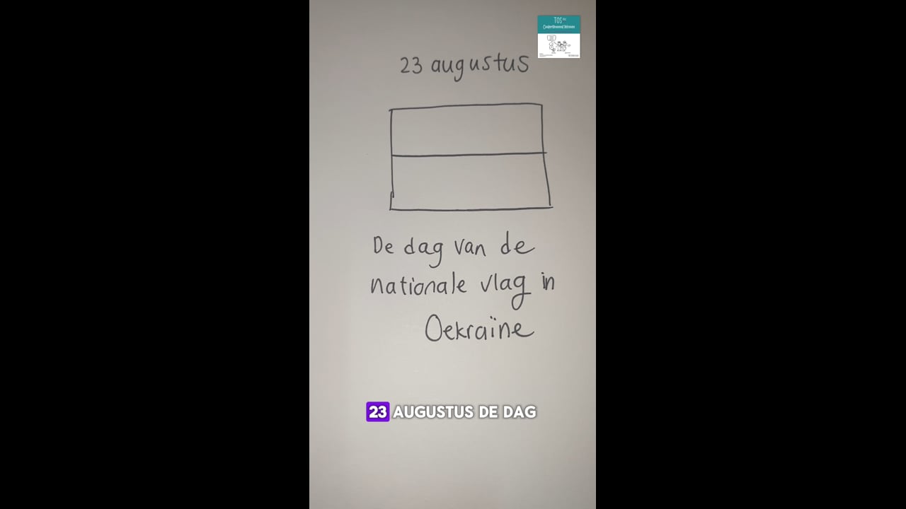 Oekraïne : 23 augustus de dag van de nationale vlag