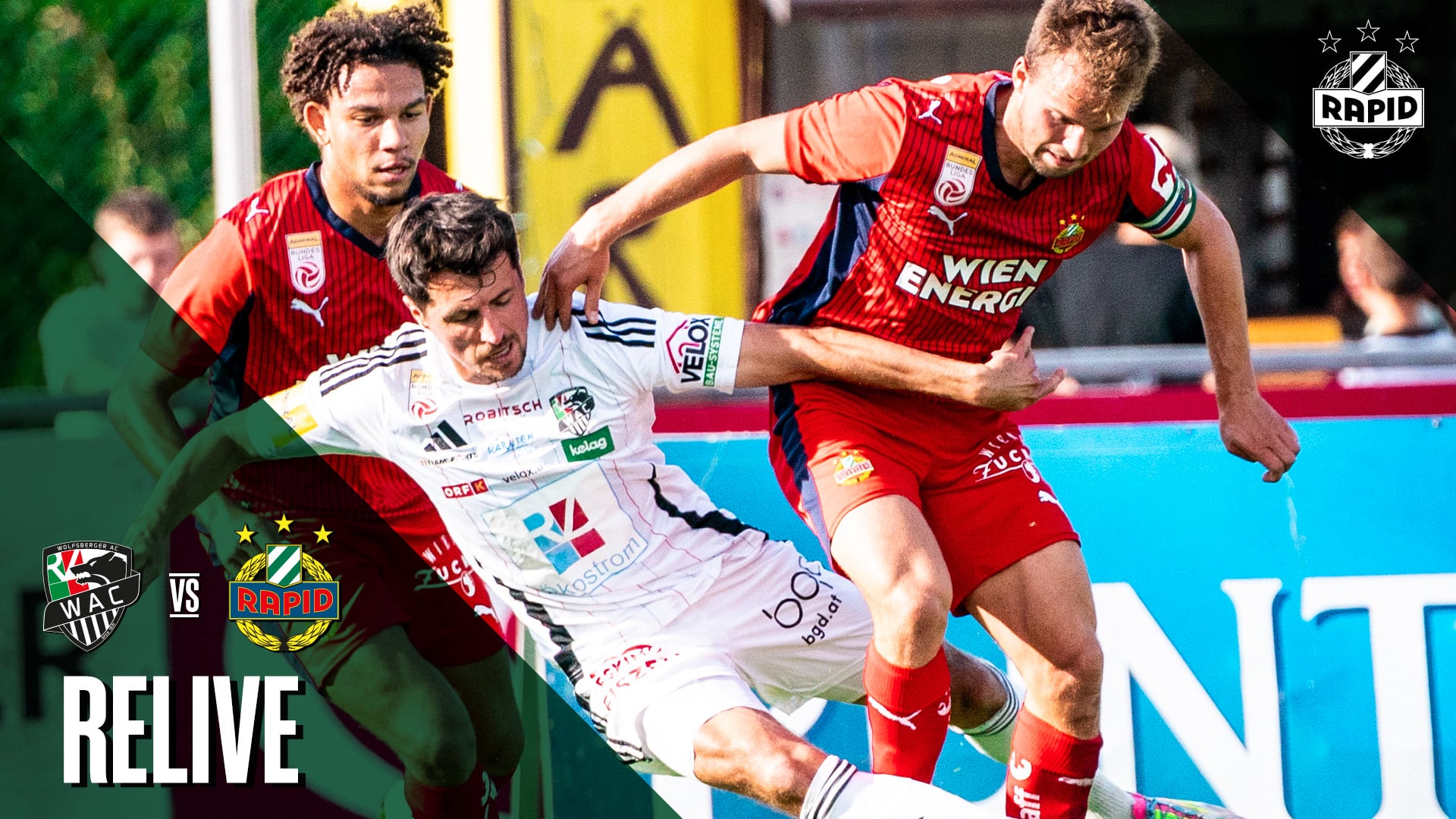 Relive: Wolfsberger AC – SK Rapid | 24.08.2025