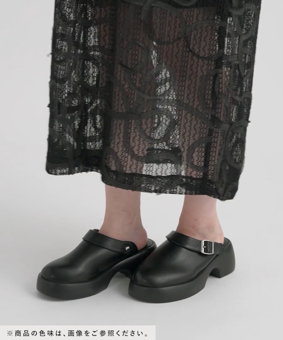 2WAYベルト厚底サボ【新色予約】 | [公式]レプシィム （LEPSIM）通販