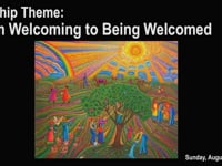 Worship for August 24, 2025