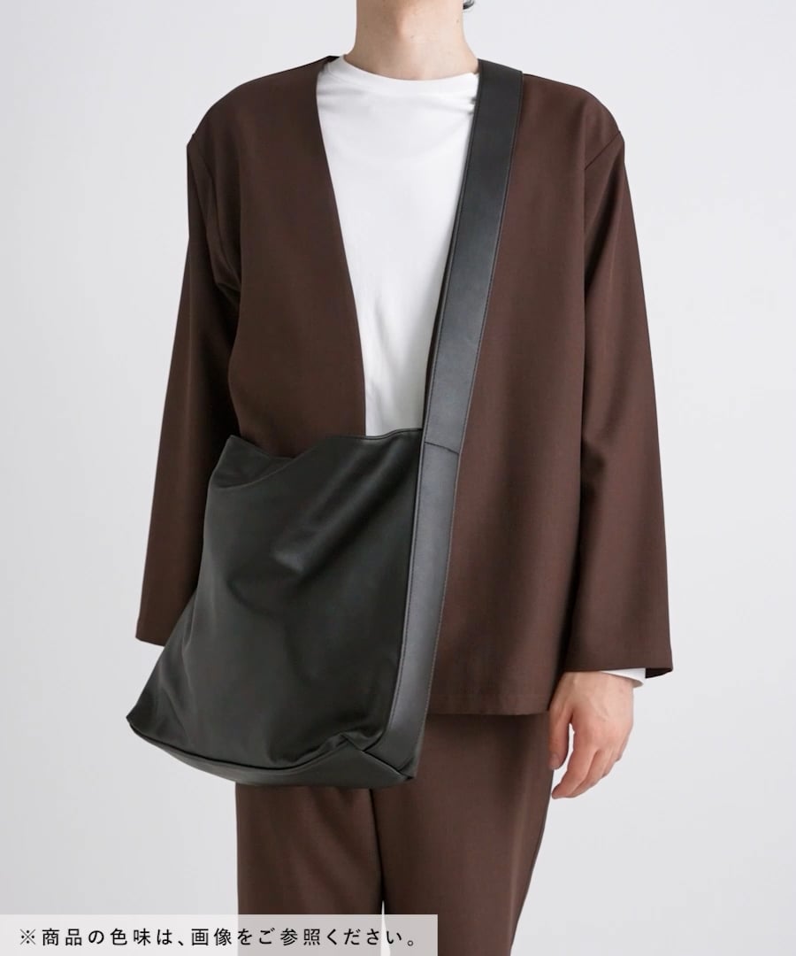 フェイクレザーミドルショルダーバッグ3 | [公式]ラコレ（LAKOLE）通販