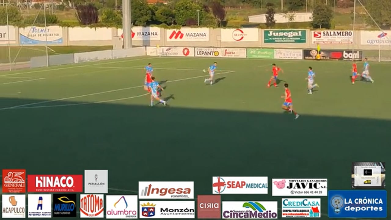 BINÉFAR 1-1 AT.MONZÓN ALUMBRA  VUELTA  SEMIFINAL COPA FEDERACIÓN   RESUMEN  Y GOLES