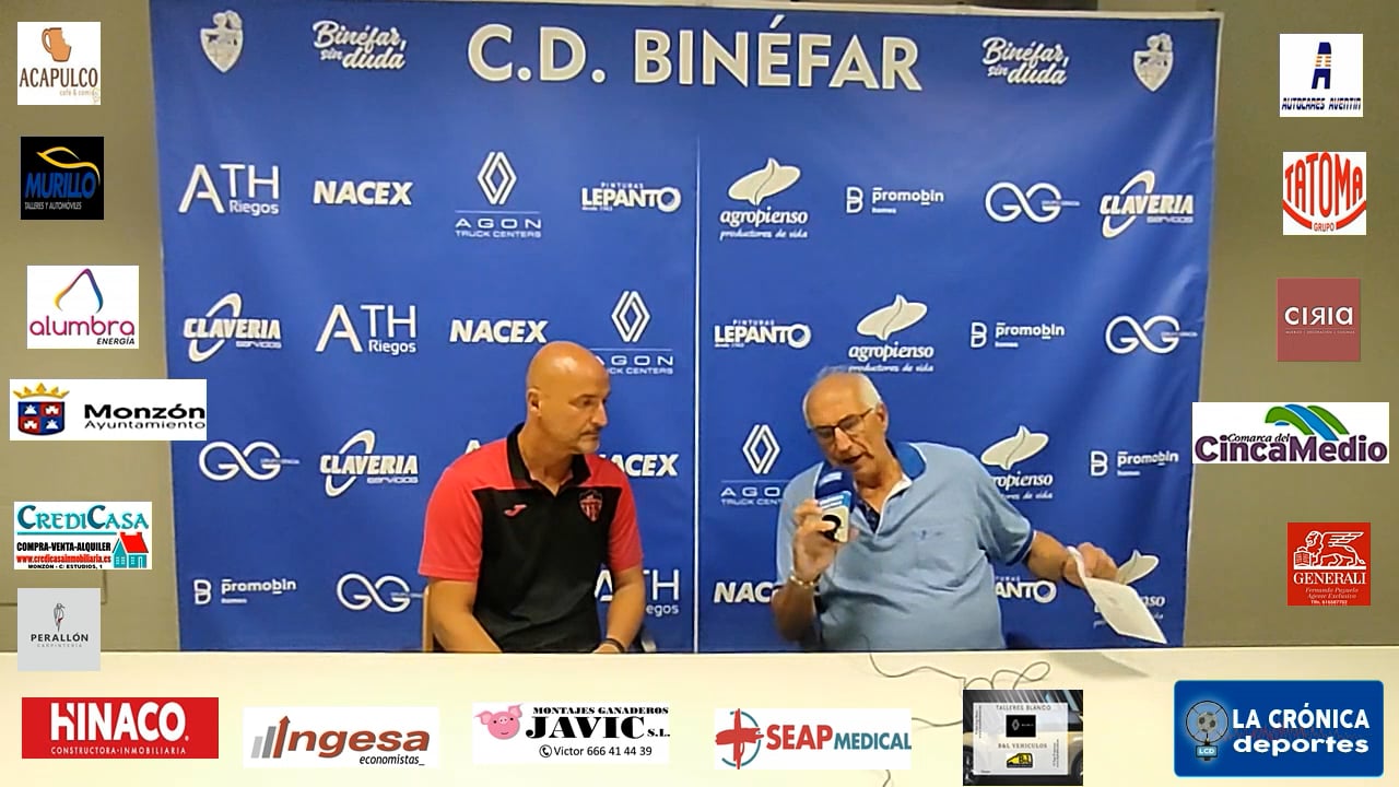 CD BINÉFAR  1-1  AT.MONZÓN ALUMBRA  COPA FEDERACIÓN  SEMIFINAL  VUELTA  ISMAEL  MARIANI ( ENTRENADOR AT.MONZÓN ALUMBRA )