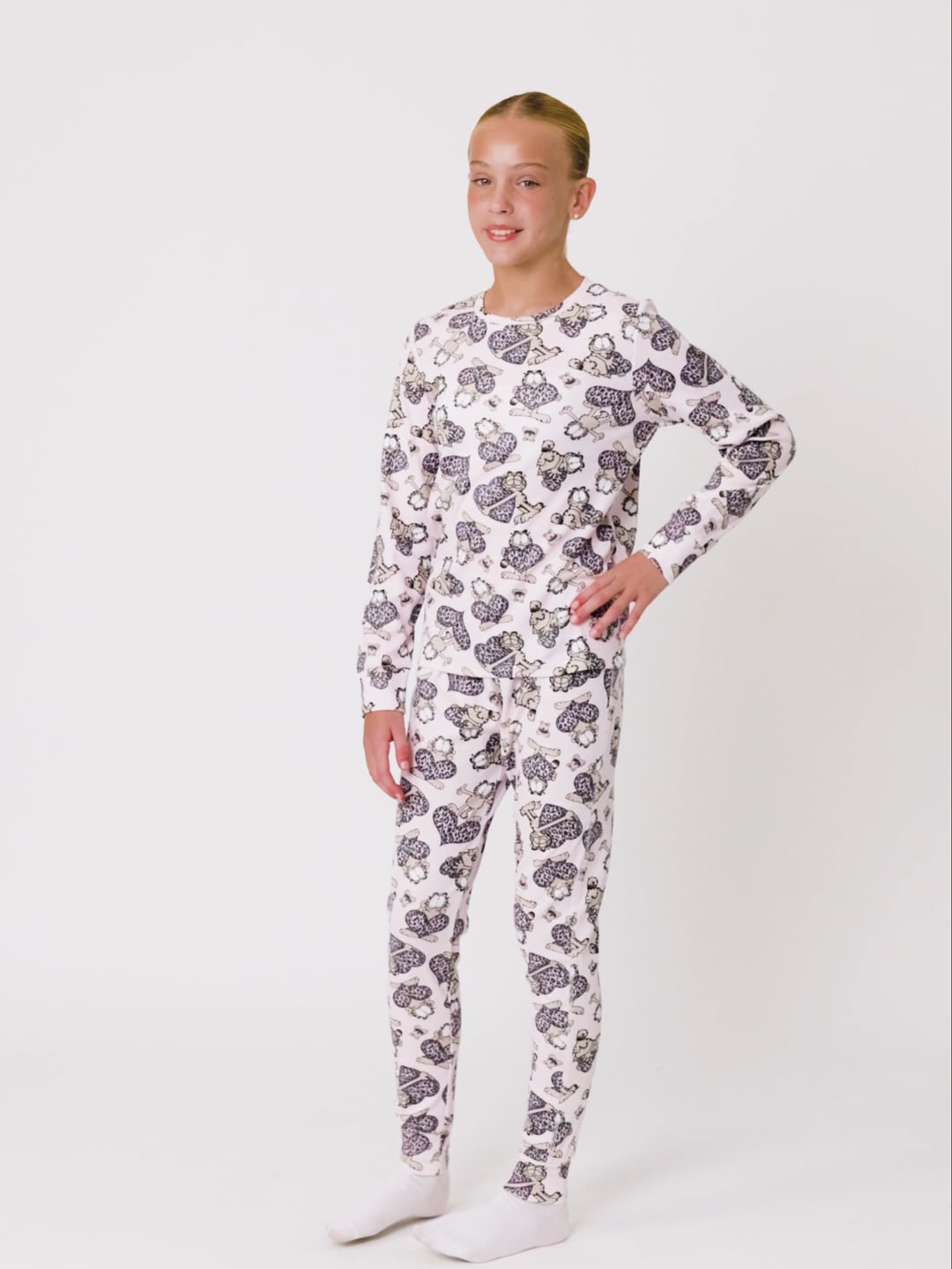 סט פיג’מה ארוכה לעונת המעבר GARFIELD