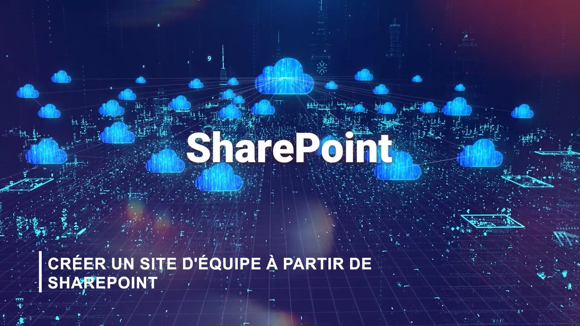 Créer un site d'équipe à partir de SharePoint