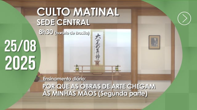 Capa do vídeo “Culto Matinal | Sede Central - 25/08/2025”