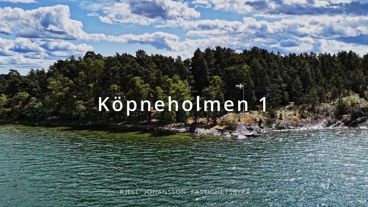 4 rum Fritidshus på Köpneholmen 1 Mörkö Södertälje kommun - video