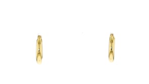 3mm 14kt Yellow Gold Huggie Hoop Earrings