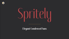 Spritely – Elegant Condensed Sans, a Sans Serif Font by Kevin Foley Fonts (Thumbnail 16 of 16)