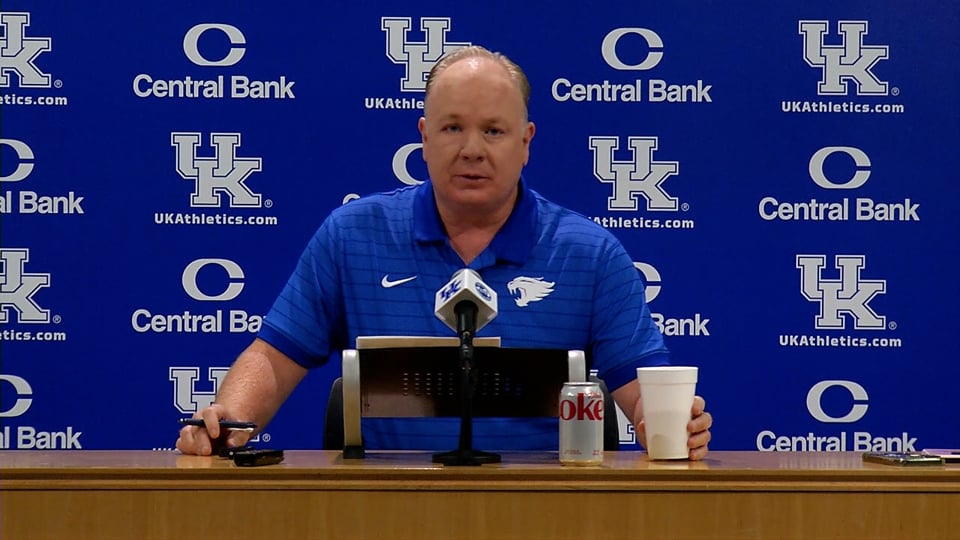 VIDEO:  UK Coach Mark Stoops Previews Season-Opener with Toledo 