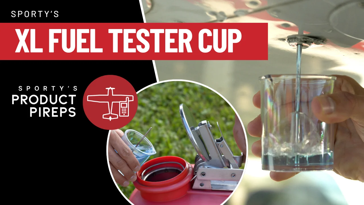 Sporty's XL Fuel Tester Cup
