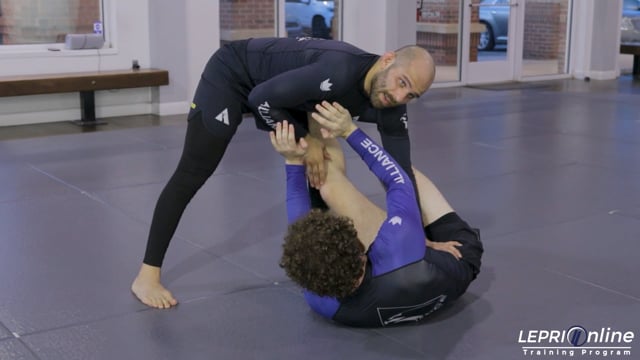 Guard Pass Using C Grips Continuation