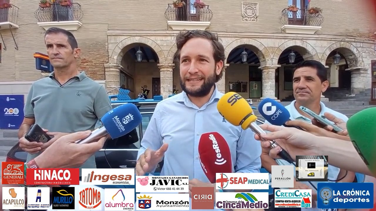 Monzón se prepara para la salida de La Vuelta el día 30 de agosto con atractivo  recorrido urbano  DPH, Ayuntamiento y Club Ciclista Monzón piden a los ciudadanos que animen a los corredores en las calles