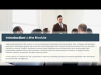 Module 1 Introduction to Sales Fundamentals