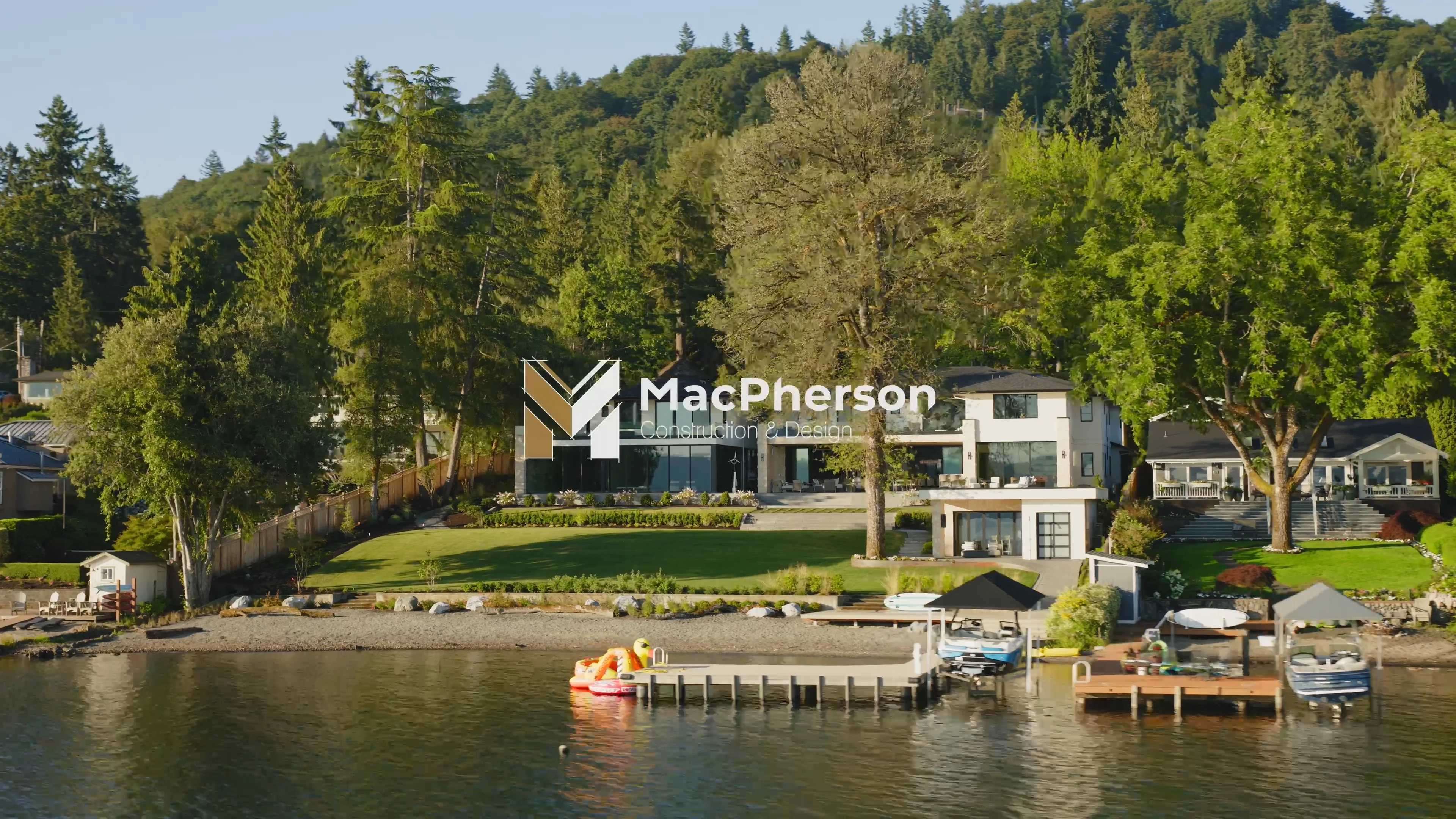 The Resort House at Lake Sammamish - MacPherson Construction Home