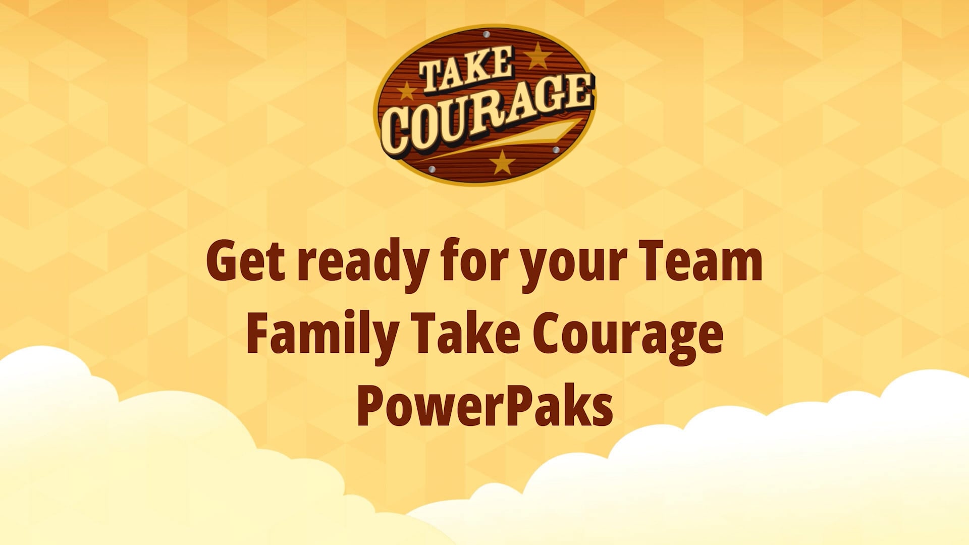Get Ready to Take Courage