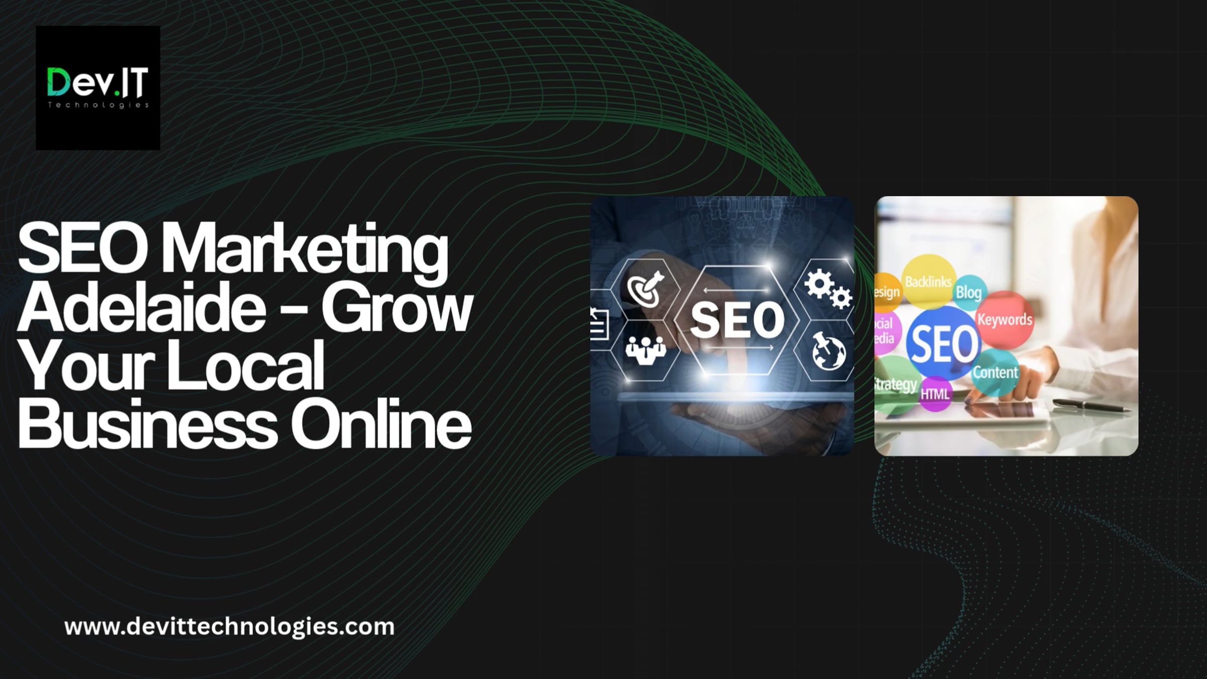 Black and Cyan Modern Digital Marketing Presentation