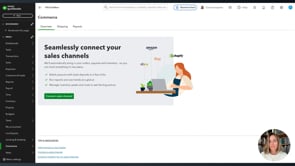 Commerce Overview page navigation